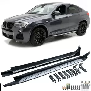 image-44-Alumínium fellépő OE stílusú oldalvédő ABE-vel BMW X4 F26 2014-2018