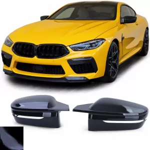 image-26-Mirror caps gloss black for replacement suitable for BMW 8 Series G14 G15 G16 from 18