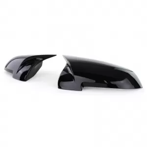 Replacement mirror caps gloss black fits for BMW F10 F11 F06 F012 F13 F01 F02-image-6278123