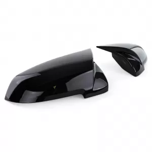 Replacement mirror caps gloss black fits for BMW F10 F11 F06 F012 F13 F01 F02-image-6278124