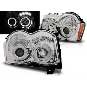 CHRYSLER JEEP GRAND CHEROKEE 08-10 ANGEL EYES CHROME 