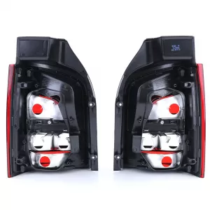 Set de stopuri fumurii roșii potrivit pentru VW T5.2 Facelift Bus Transporter Multivan 09-15-image-6278475