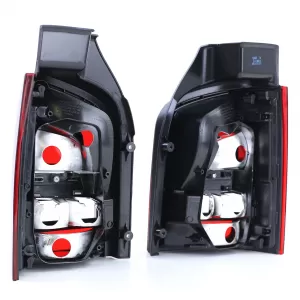 Set de stopuri fumurii roșii potrivit pentru VW T5.2 Facelift Bus Transporter Multivan 09-15-image-6278476