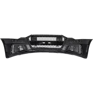 Paraurti anteriore per Audi A6 C8 4K 2018+ RS6 Look Griglia Centrale Nero lucido-image-6328295