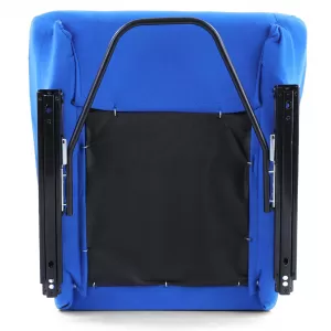 Scaun sport tip bucket Race1 cu șine, țesătură albastră-image-6278706
