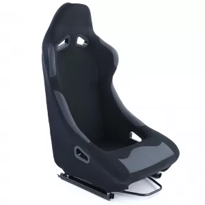 Scaun sport scaun cu spătar complet Race 1 material negru cu șine de glisare-image-6278724