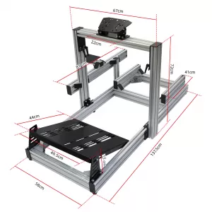 Cadru de scaun cockpit Alu Sim Rig 2 pentru simulator de curse esports PS5 Xbox PC-image-6278739