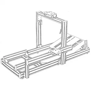 Cadru de scaun cockpit Alu Sim Rig 2 pentru simulator de curse esports PS5 Xbox PC-image-6278740