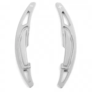 Paddle-uri de schimbare din aluminiu argintiu, potrivite pentru BMW M5 F90 M6 F06 F12 F13-image-6278785