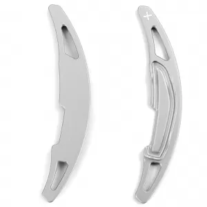 Paddle-uri de schimbare din aluminiu argintiu, potrivite pentru BMW M5 F90 M6 F06 F12 F13-image-6278788