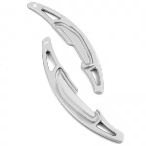 Paddle-uri de schimbare din aluminiu argintiu, potrivite pentru BMW M5 F90 M6 F06 F12 F13-image-6278790