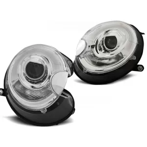 HEADLIGHTS TUBE LIGHT CHROME fits BMW MINI (COOPER) 06-14