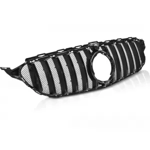 image-26-GRILLE SPORT GLOSSY BLACK fits MERCEDES W205 18-