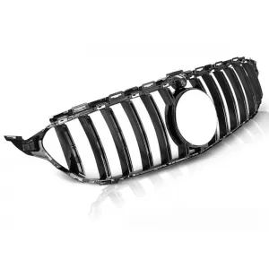 image-27-GRILLE SPORT GLOSSY BLACK fits MERCEDES W205 18-