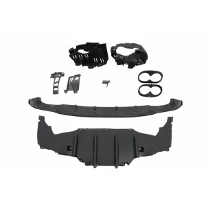 Paraurti Diffusore d'aria per Mercedes CLA X118 C118 Sport Line 19-06.25 Scarico CLA45S look-image-6327598