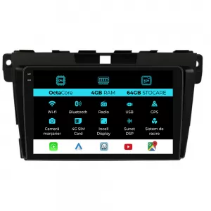 Dedicated Navigation suitable for Mazda CX-7 (2008 - 2015), 9 Inch, 4Gb RAM, 64Gb Storage, Android Auto, Carplay - NAVCAM6030553