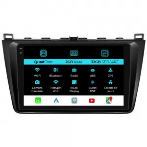 Dedicated Navigation suitable for Mazda 2 (2007-2014), 9 Inch, 2Gb RAM, 32Gb Storage, Android Auto, Carplay - NAVCAM6030561