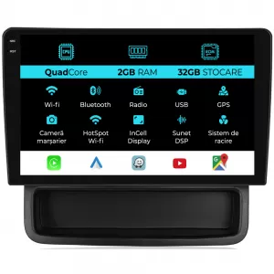 Dedicated Navigation suitable for Renault Trafic (2010 - 2014), 10 Inch, 2Gb Ram, 32Gb Storage, Android Auto, Carplay - NAVCAR6030581