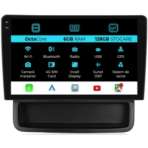 Dedicated Navigation suitable for Opel Vivaro (2006 - 2014), 10 Inch, 6Gb Ram, 128Gb Storage, Android Auto, Carplay - NAVCAO6030589