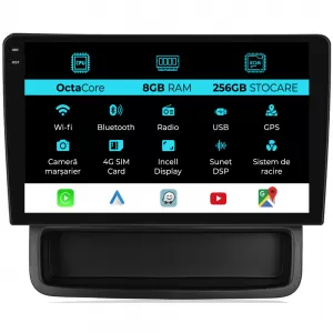 Dedicated Navigation suitable for Opel Vivaro (2006 - 2014), 10 Inch, 8Gb Ram, 256Gb Storage, Android Auto, Carplay - NAVCAO6030590