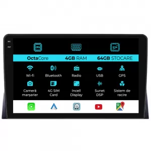 Dedicated Navigation suitable for Volkswagen Transporter (2003 - 2015), 9 Inch, 4Gb RAM, 64Gb Storage, Android Auto, Carplay