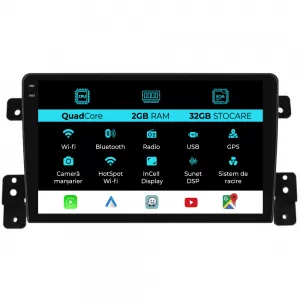 Dedicated Navigation suitable for Suzuki Grand Vitara (2005 - 2015), 9 Inch, 2Gb RAM, 32Gb Storage, Android Auto, Carplay - NAVCAS6030611