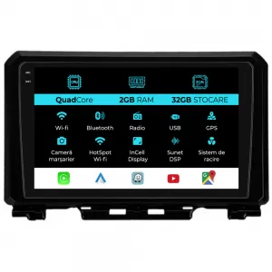 Dedicated Navigation suitable for Suzuki Jimny (2019 - 2023), 9 Inch, 2Gb RAM, 32Gb Storage, Android Auto, Carplay - NAVCAS6030616