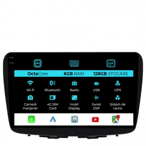 Dedicated Navigation suitable for Suzuki Balneo (2015 - 2025), 9 Inch, 6Gb Ram, 128Gb Storage, Android Auto, Carplay - NAVCAS6030649