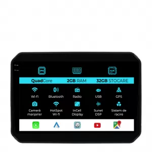 Dedicated Navigation suitable for Suzuki Ignis (2016 - 2025), 9 Inch, 2Gb Ram, 32Gb Storage, Android Auto, Carplay - NAVCAS6030651