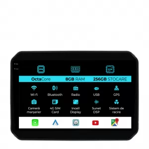 Dedicated Navigation suitable for Suzuki Ignis (2016 - 2025), 9 Inch, 8Gb Ram, 256Gb Storage, Android Auto, Carplay - NAVCAS6030655