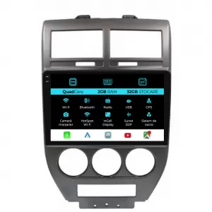 Dedicated Navigation suitable for Jeep Compass (2006-2010), 9 Inch, 2Gb Ram, 32Gb Storage, Android Auto, Carplay - NAVCAJ6030676