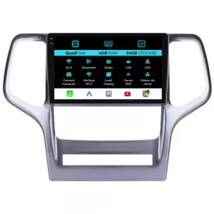 Dedicated Navigation suitable for Jeep Grand Cherokee (2010-2014), QuadCore, 9 Inch, 4Gb RAM, 64Gb Storage, Android Auto, Carplay - NAVCAJ6030682