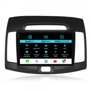Dedicated Navigation suitable for Hyundai Elantra (2006-2011), 9 Inch, 2Gb RAM, 32Gb Storage, Android Auto, Carplay - NAVCAH6030691