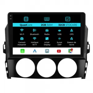 Dedicated Navigation suitable for Mazda MX-5 (2005 - 2015), 9 Inch, 2Gb Ram, 32Gb Storage, Android Auto, Carplay - NAVCAM6030728
