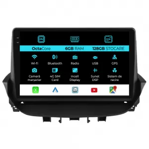Dedicated Navigation suitable for Renault Laguna (2001 - 2007), 9 Inch, 6Gb Ram, 128Gb Storage, Android Auto, Carplay - NAVCAR6030772
