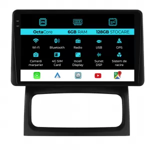 Dedicated Navigation suitable for Renault Clio 2 (1998-2012), 9 Inch, 6Gb Ram, 128Gb Storage, Android Auto, Carplay - NAVCAR6030777