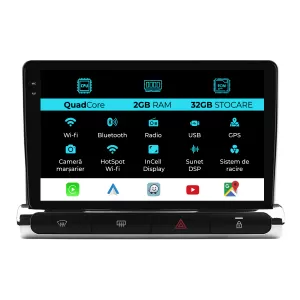 Dedicated Navigation suitable for Citroen C3 Aircross (2017-2023), 9 Inch, 2Gb RAM, 32Gb Storage, Android Auto, Carplay - NAVCAC6030789