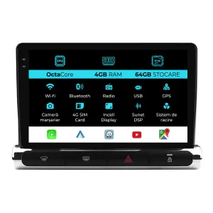 Dedicated Navigation suitable for Citroen C3 Aircross (2017-2023), 9 Inch, 4Gb RAM, 64Gb Storage, Android Auto, Carplay - NAVCAC6030791