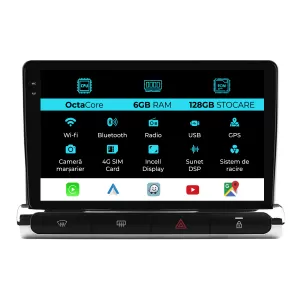 Dedicated Navigation suitable for Citroen C3 Aircross (2017-2023), 9 Inch, 6Gb RAM, 128Gb Storage, Android Auto, Carplay - NAVCAC6030792