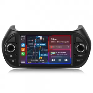 Dedicated Navigation suitable for Fiat Fiorino Qubo (2008 - 2017), QuadCore, 7 Inch, 4Gb Ram, 64Gb Storage, Android Auto, Carplay - NAVCAF6030810