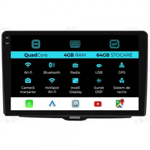 Dedicated Navigation suitable for Alfa Romeo Giulietta (2010-2020), QuadCore, 9 Inch, 4Gb Ram, 64Gb Storage, Android Auto, Carplay - NAVCAAR6030821