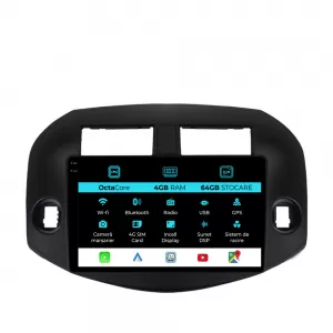 Dedicated Navigation suitable for Toyota Rav 4 (2006 - 2013), 10 Inch, 4Gb RAM, 64Gb Storage, Android Auto, Carplay - NAVCAT6030827