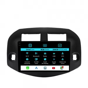 Dedicated Navigation suitable for Toyota Rav 4 (2006 - 2013), 2K, 8Gb RAM, 256Gb Storage, Android Auto, Carplay - NAVCAT6030838