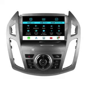 Dedicated Navigation suitable for Ford Tourneo Connect (2013 - 2022), 2K, 4Gb RAM, 64Gb Storage, Android Auto, Carplay - NAVCAF6030869