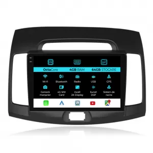 Dedicated Navigation suitable for Hyundai Elantra (2006-2011), 2K, 4Gb RAM, 64Gb Storage, Android Auto, Carplay - NAVCAH6030879
