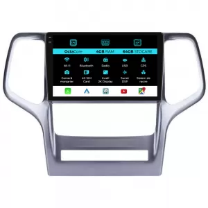 Dedicated Navigation suitable for Jeep Grand Cherokee (2010-2014), 2K, 4Gb RAM, 64Gb Storage, Android Auto, Carplay - NAVCAJ6030883
