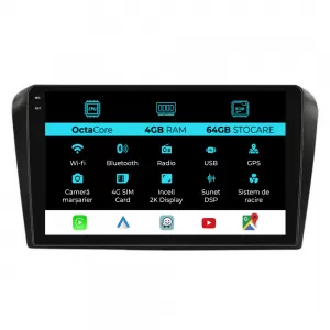 Dedicated Navigation suitable for Mazda 6 (2002-2008), 2K, 4Gb RAM, 64Gb Storage, Android Auto, Carplay - NAVCAM6030939