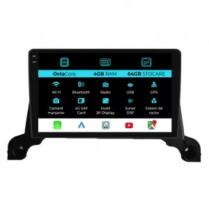 Dedicated Navigation suitable for Peugeot 5008 (2009 - 2016), 2K, 4Gb RAM, 64Gb Storage, Android Auto, Carplay - NAVCAP6030945