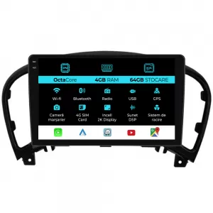 Dedicated Navigation suitable for Nissan Juke (2010 - 2017), 2K, 4Gb RAM, 64Gb Storage, Android Auto, Carplay - NAVCAN6031011