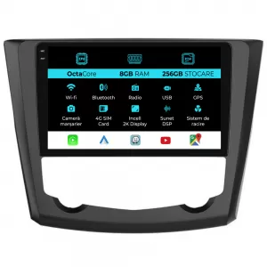 Dedicated Navigation suitable for Renault Kadjar (2015 - 2017), 2K, 8Gb RAM, 256Gb Storage, Android Auto, Carplay - NAVCAR6031022